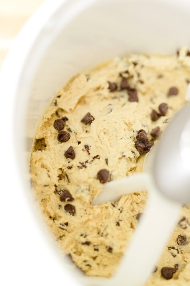 Baking chocolate chip cookies cookies photo