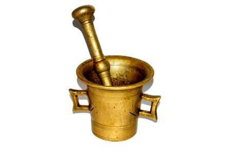 Pestle brass metal