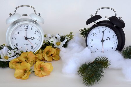 Clock minutes hours photo