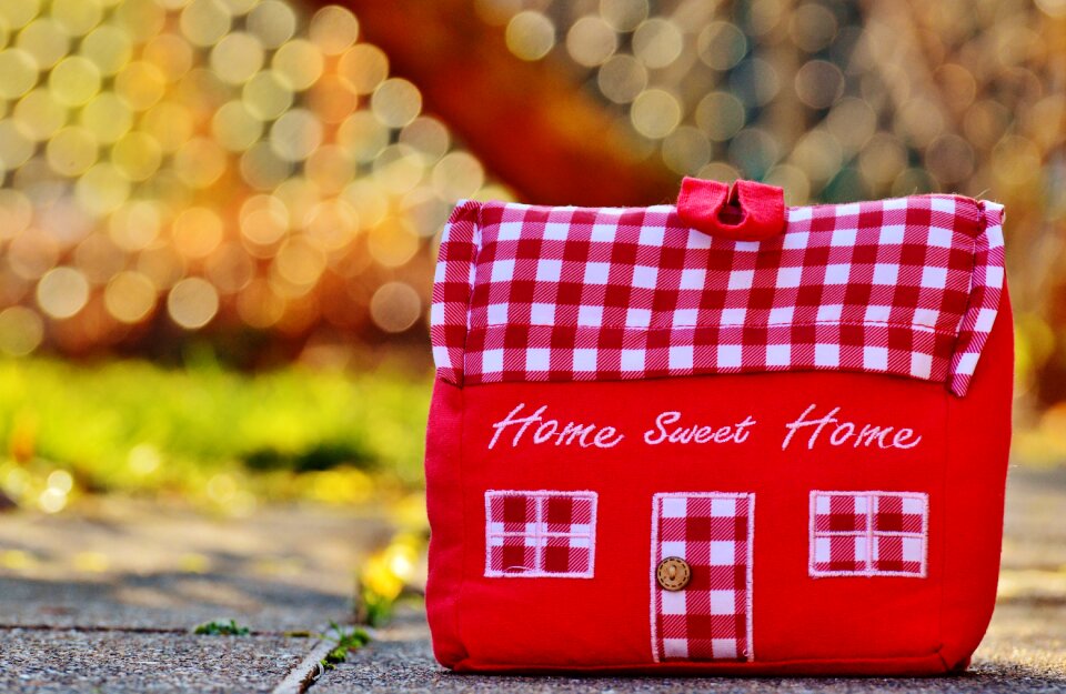 Decoration doorstop red