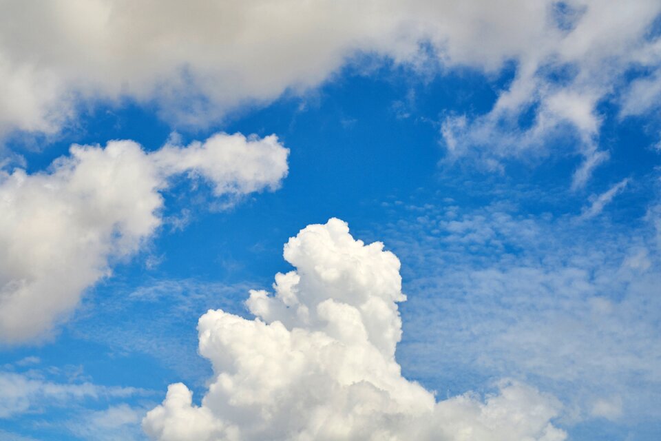 Background clouds high