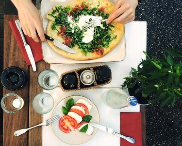 Italy pizza caprese
