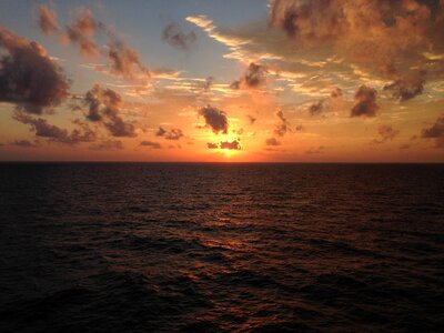 Caribbean water sun