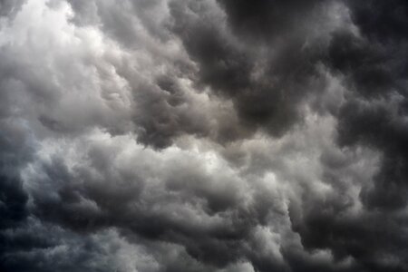 Background clouds high