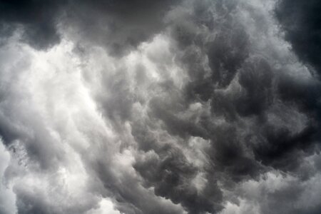 Background clouds high