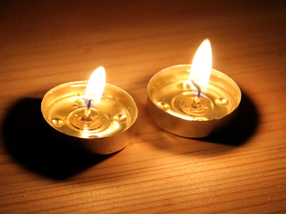 Shabbat brown candle brown candles