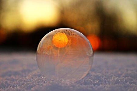 Ball afterglow winter photo