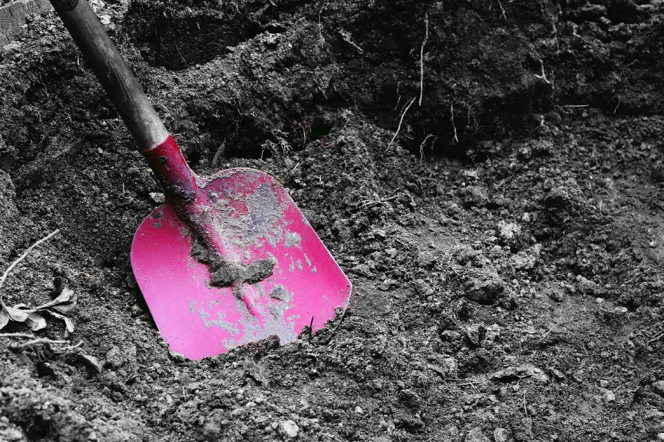 Digging construction work gardening equipment