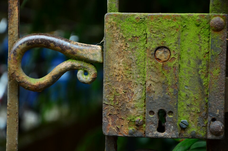 Old verdigris security