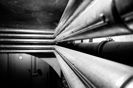 Pipes heating tube perspective