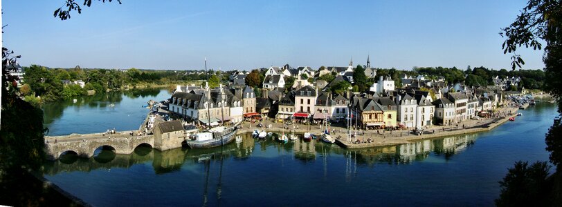 Old town of auray morbihan france