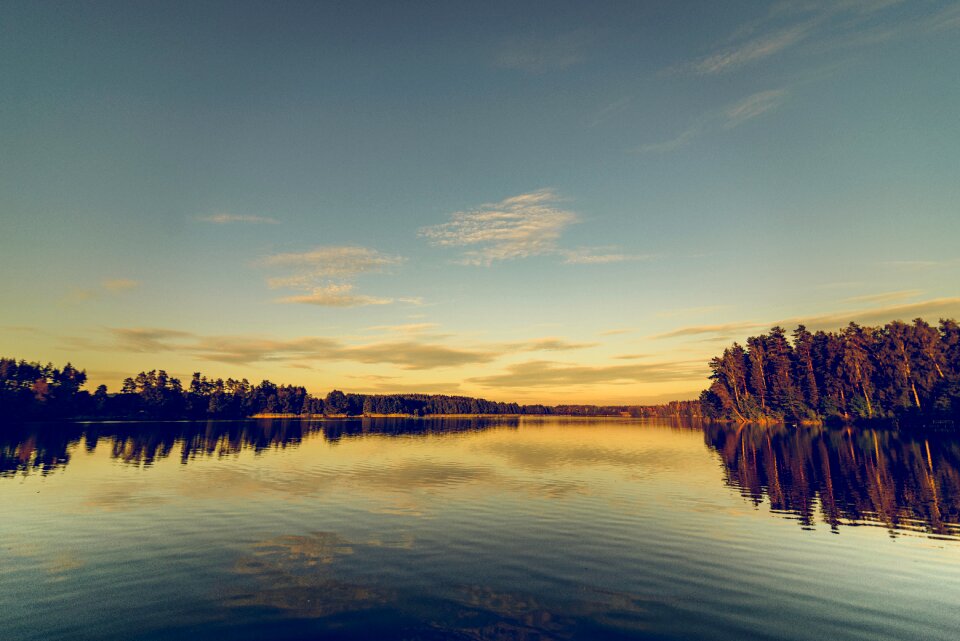 Water clouds summer