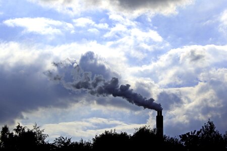 Pollution industrial plant environment photo