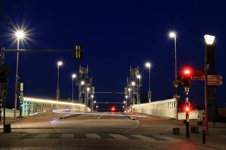 Lantern street scene long exposure photo