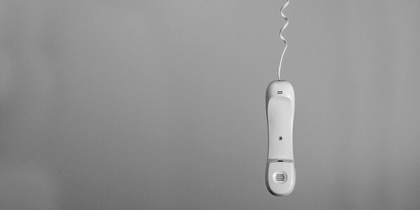 Telephone hanging gray phone gray telephone
