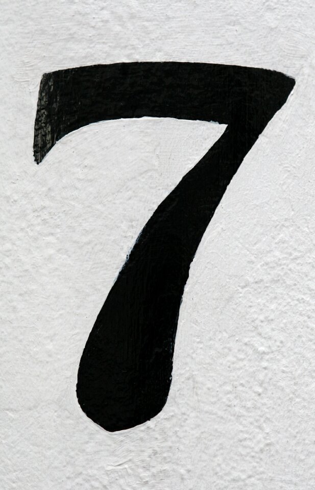 Address seven calligraphy