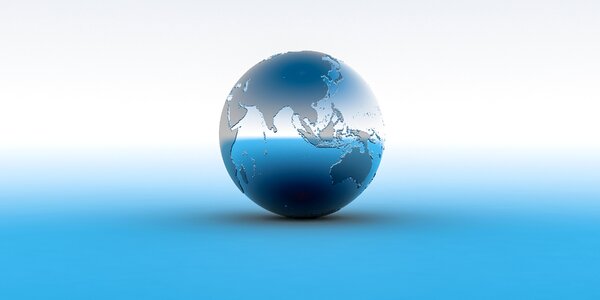 Planet earth globe sphere