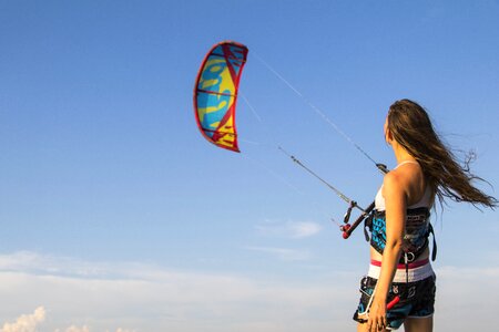 Kiteboarding kitesurfer adventure