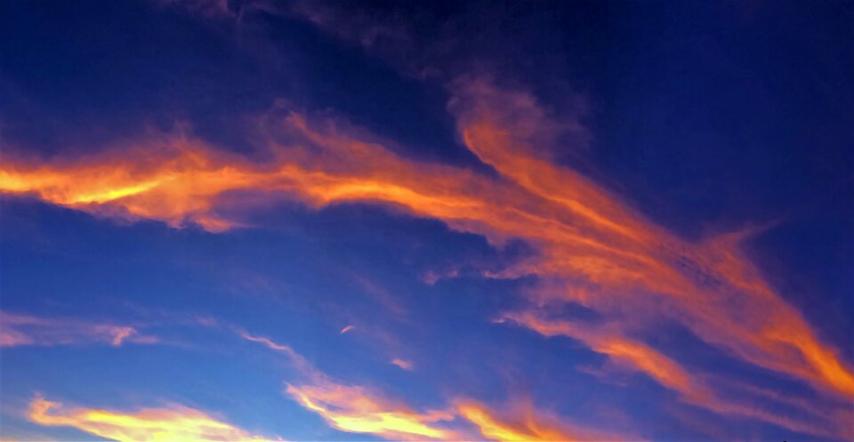 Rosy cloud cloud autumn