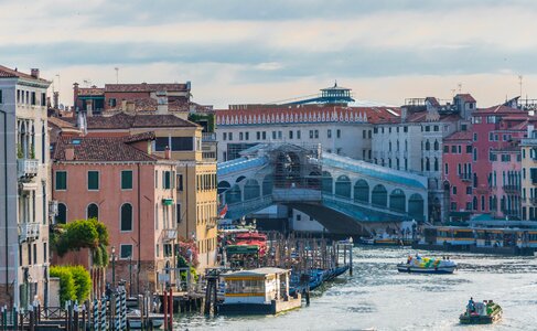 Construction grand canal europe photo