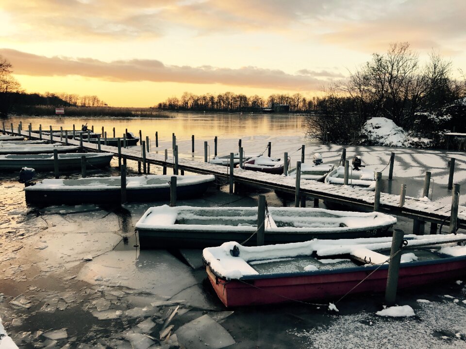 Snow lake snowy