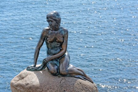 Denmark mermaid sculpture
