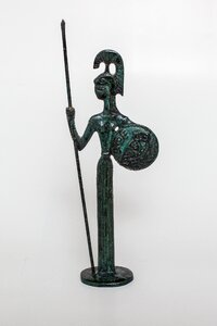 Athena soldier statue