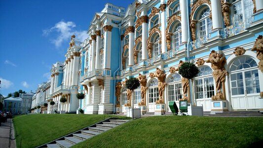 St petersburg russia the palace ensemble tsarskoe selo museum photo