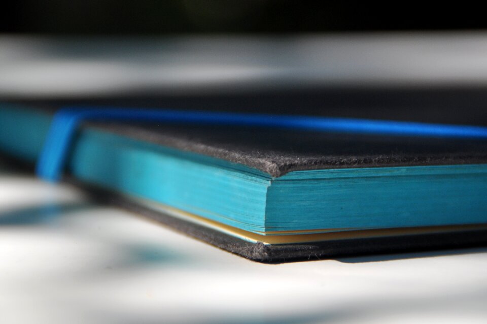 Turquoise literature book pages