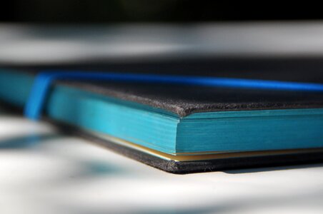 Turquoise literature book pages