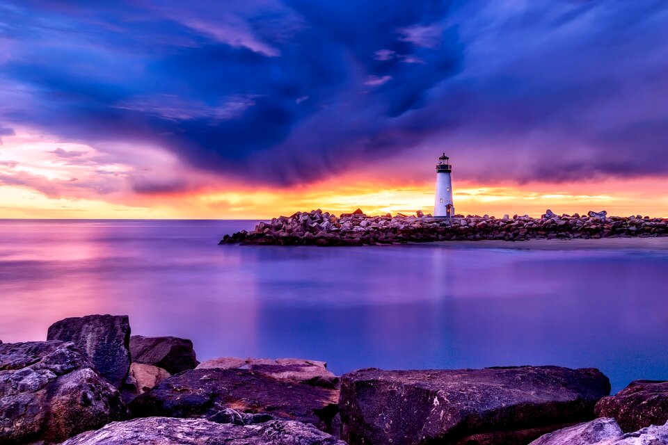 Light sea ocean