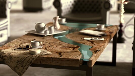 Interior design brown table brown design
