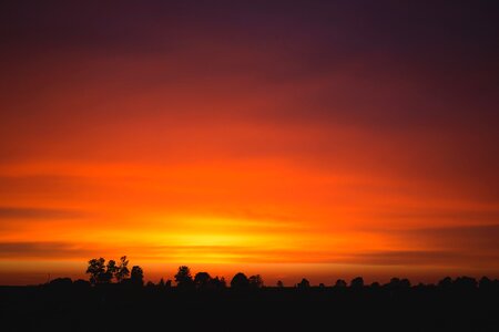 Dawn dusk landscape photo