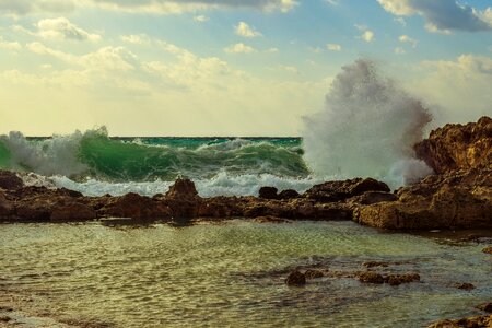 Water nature crash
