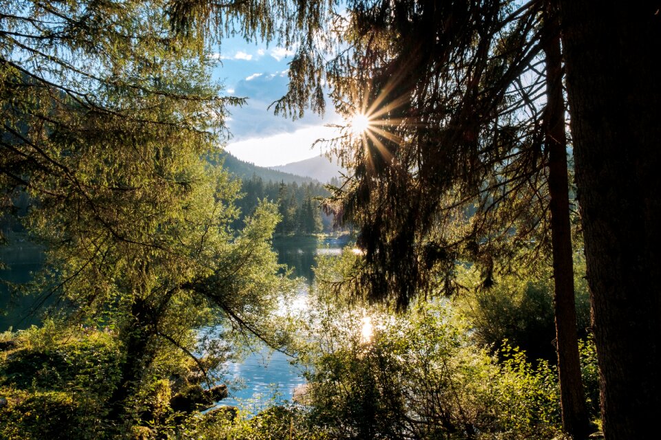 Caumasee bergsee water