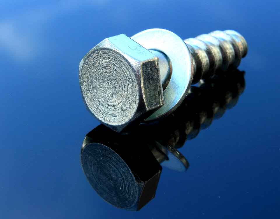 Close up iron thread