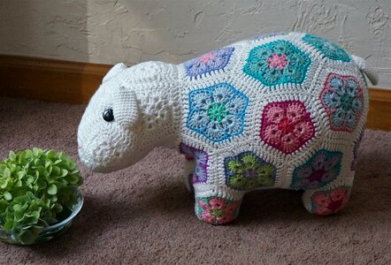 Crochet yarn handmade