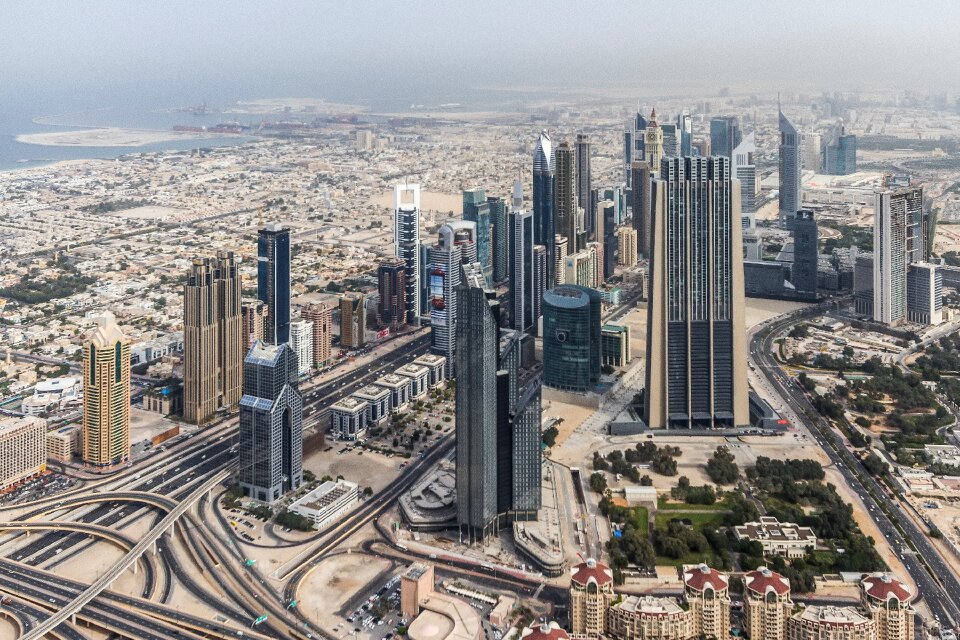 Skyscraper buildings arab