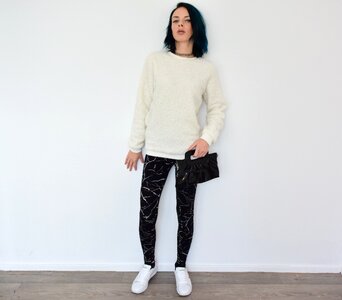 Clothing bag legging