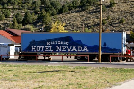 2012.10.03.155254_Advertisement_truck_Clark_Street_Ely_Nevada photo