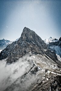 Mountain landscape peak rock photo