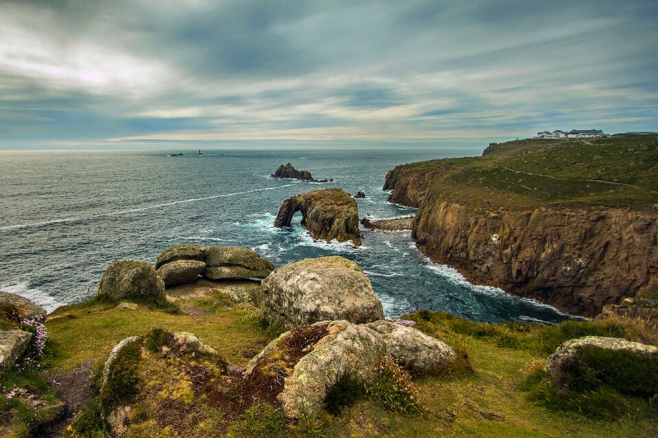 Ocean rock seascape