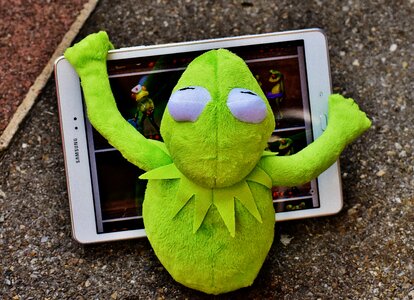 Computer figure soft toy