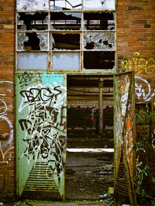 Old factory decay abandoned photo