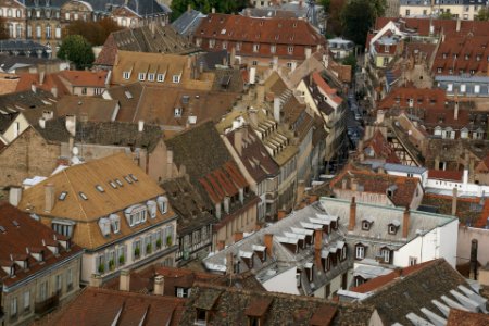 2011.09.17.160253_View_roofs_cathedral_Strasbourg photo