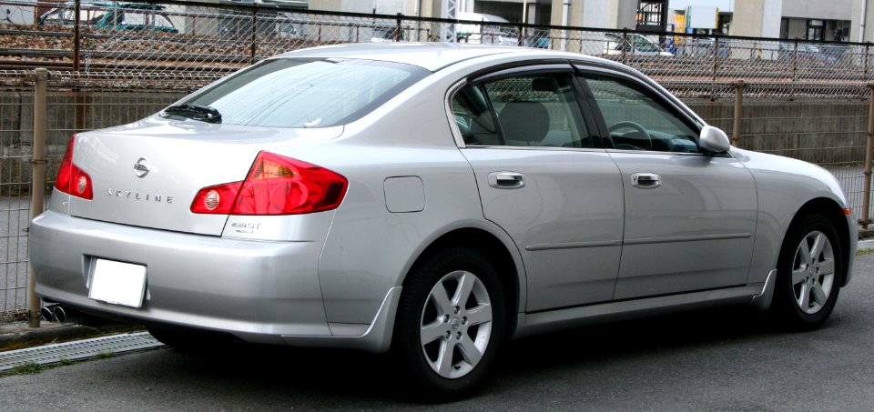 2004-2006_NISSAN_SKYLINE_SEDAN_V35_250GT_FOUR_rear