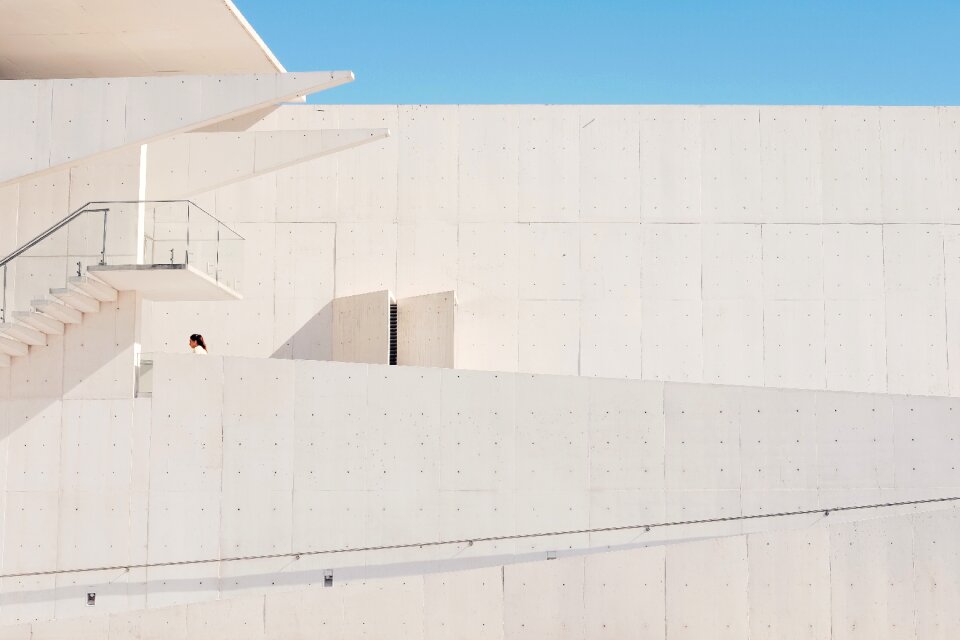 Business modern white