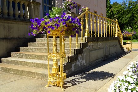 Castle stairs gradually photo