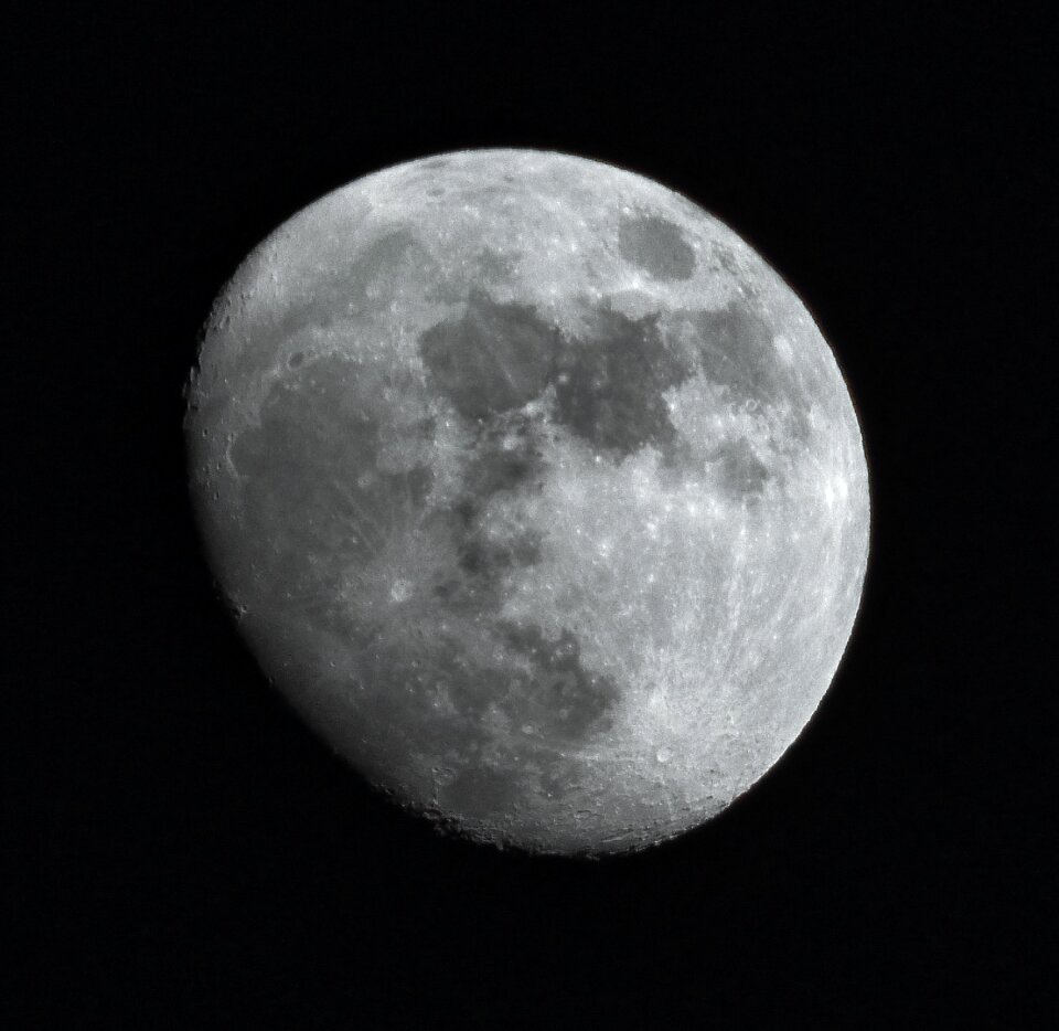 Satelite crater night