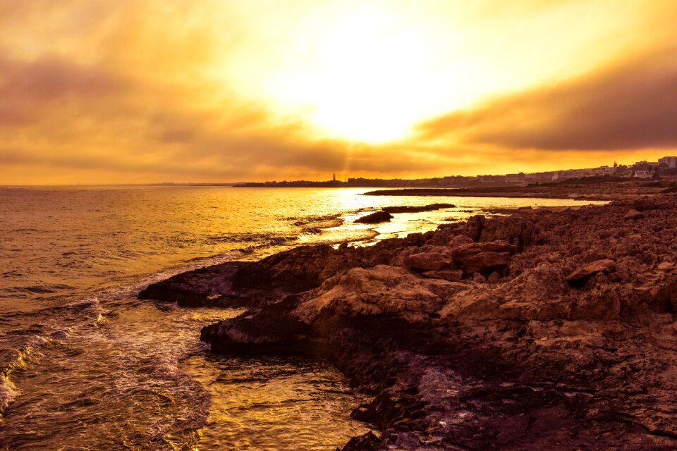 Clouds sun landscape
